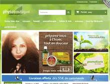 Tablet Screenshot of phyto-boutique.com